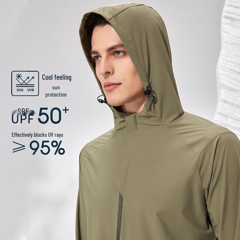 

Мужская легкая охлаждающая куртка с защитой от УФ-лучей 4XL