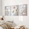 Nordic Beige Peony Flowers Canvas Painting Modern Floral Botanical Posters Aesthetic Wall Art Home Decoration