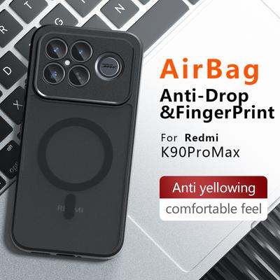 Carcasă pentru Xiaomi Redmi K90 Pro Max, Rezistentă la Șocuri, Magnetică, Mată, PC+TPU, Anti-amprentă, Capac Translucid pentru Redmi K90 Pro Max