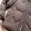 Mens Down Jacket Collared Loose Fit Warm Thick Casual Winter Coat Youth