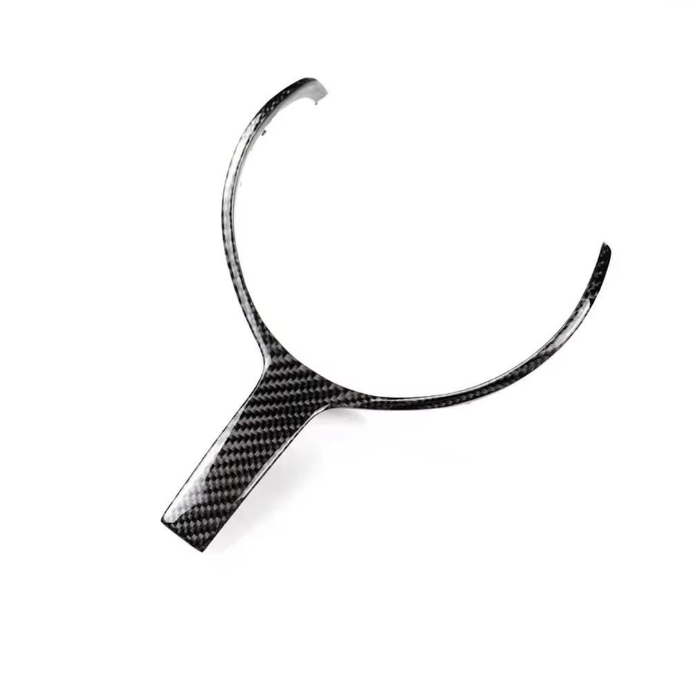Carbon Fiber Steering Wheel Trim For Bmw F30 F10 F20 F32 F34 F48 F25 F26 550D 328M M Sport Interior Decoration Car Accessories