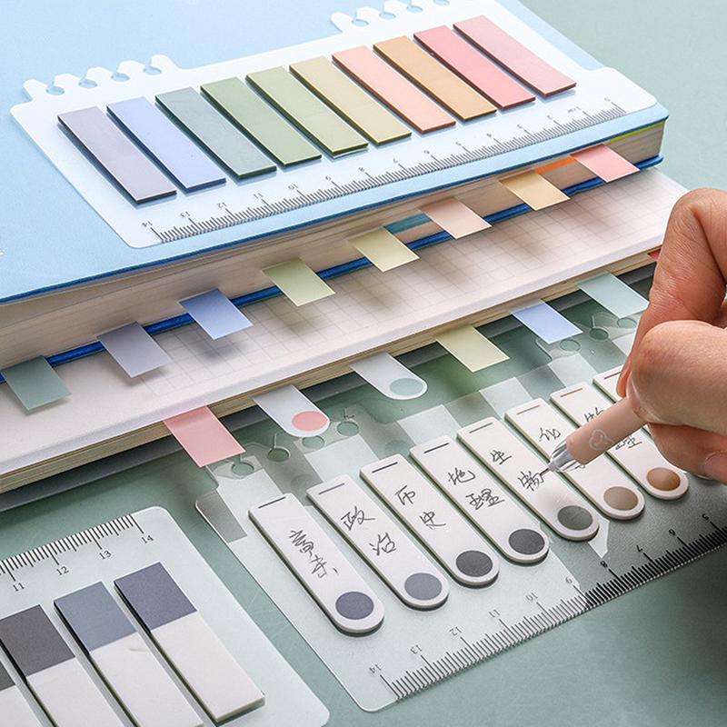 200 Ark Färgade Lösblad Index Klisterlappar Markering Klistermärke Skolkontorsmaterial