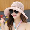 Handwoven Straw Hat For Women With Large Brim Summer Sunshade Foldable Sun Hat For Beach And Outdoor Use