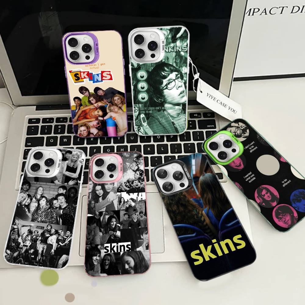 Skins Movie TV Phone Case Color Silver Shell For IPhone 17 16 15 14 13 12 11 Pro Max Plus