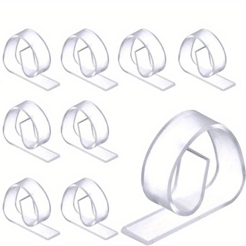 

10 шт., зажимы для скатерти, прозрачные пластиковые зажимы для чехлов для скатерти, зажимы для стола для пикника, подходят для домашней кухни, ресторана, стола для пикника 10pcs