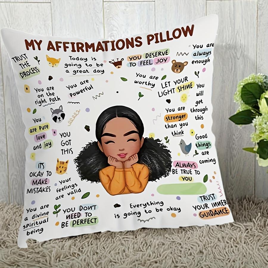 1Pc Contemporary Style Pillowcase Single-Sided Printing, Suitable For Living Room And Bedroom Decoration, Without Pillow Core,
