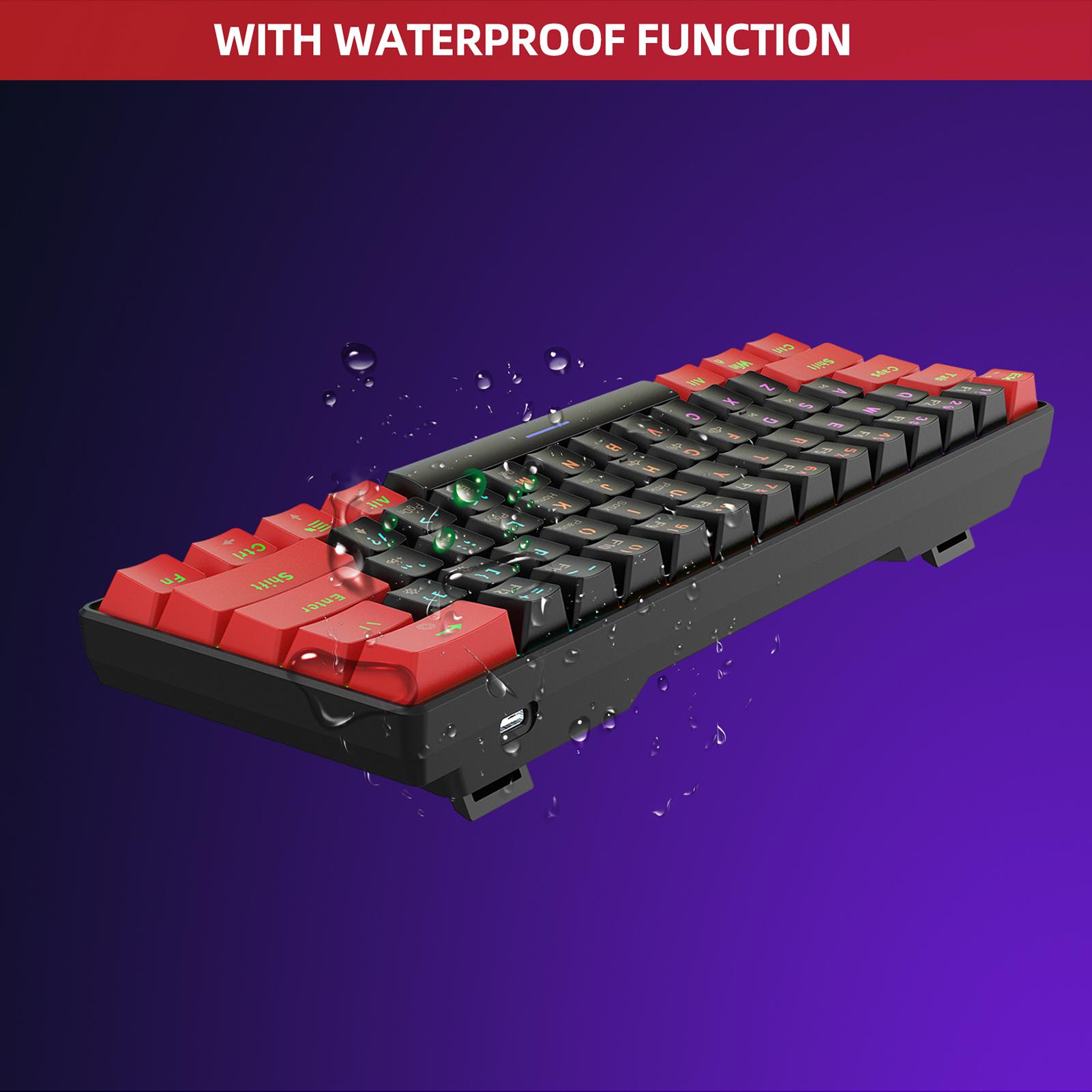 

V900 RGB Mechanical Keyboard 61-key Gaming Keyboard High-quality Blue Switches and Compact Design Various Lighting Modes Ergonomic a