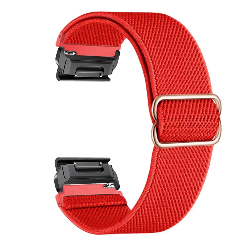26mm 22mm Nylon Strap For Garmin Fenix 5 Plus 6X 7x Pro Band Watch Elastic Wristband Bracelet Fenix 6 5 Pro Venu2 Forerunner 945