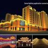 24V Waterproof LED Strip Light, Full/Single Color Chasing for Outdoor Wall & Project Lighting