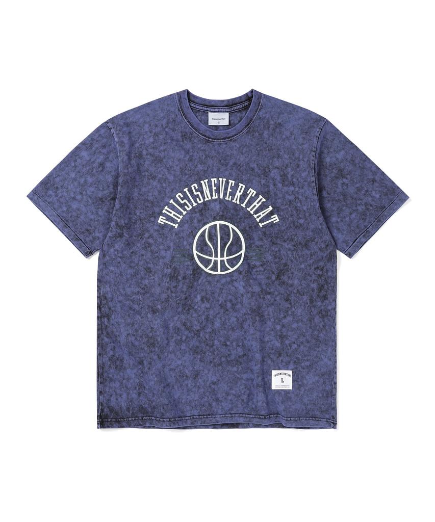 THISISNEVERTHAT Faded Basketball Tee Purple Blue