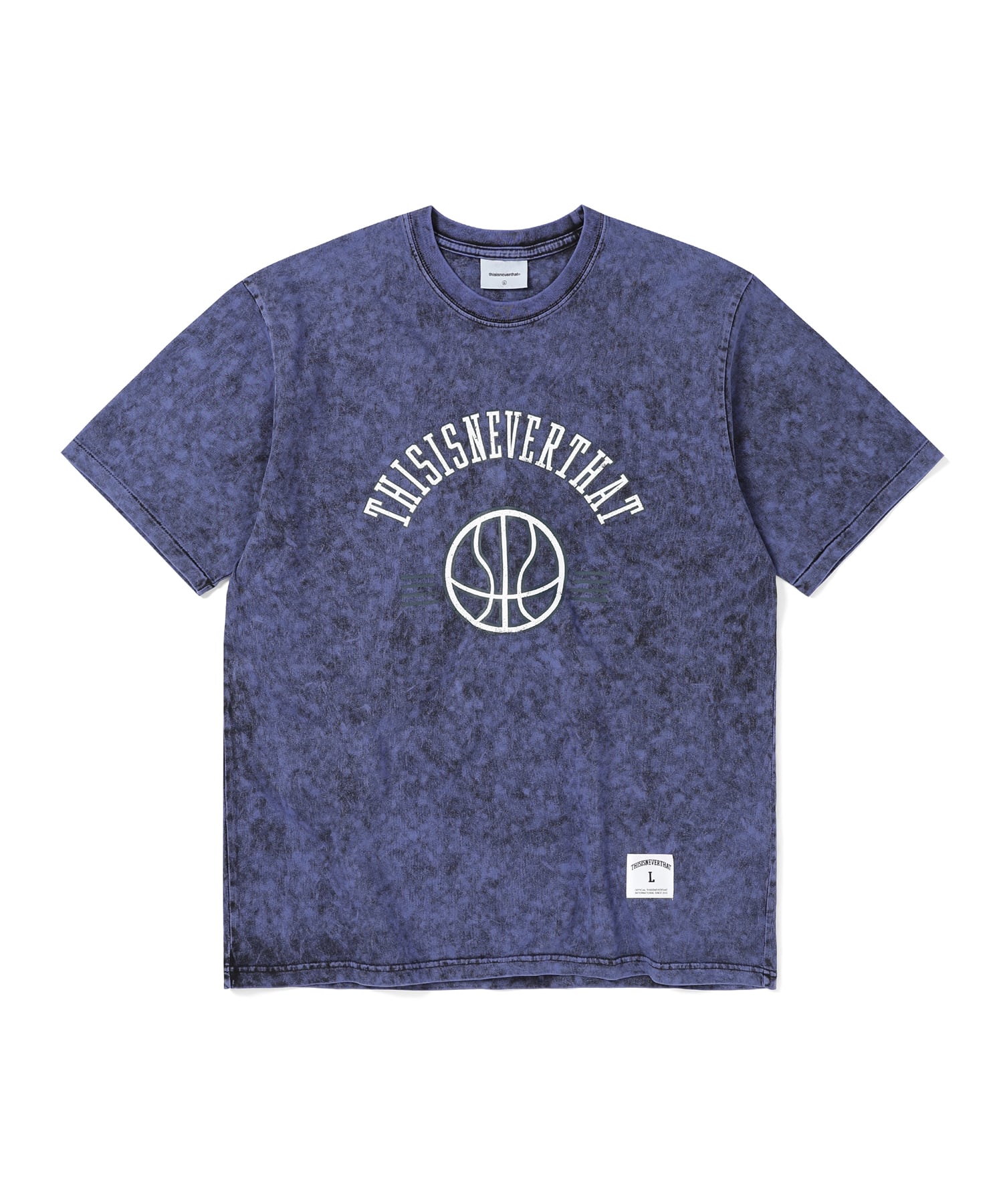 This Is Never That Faded Basketball Tee Purple Blue M