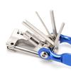 Multifunctional 11in1 Bicycle Repair Tool Kit Mountain Road Bike with Chain Cutter Arc Colorful Combination Screwdriver Wrench