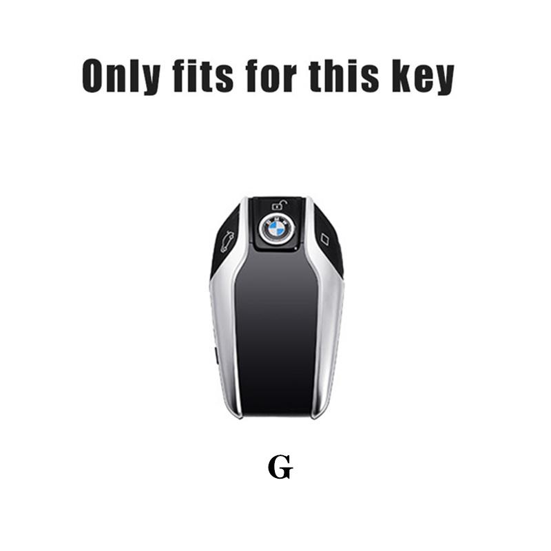 HINB3 M Emblem Car Key Case Cover Shell for BMW LED Display G30 G12 G11 G32 G31 5 7 Series I8 I12 G01 X3 X4 G02 G05 X5 G07 X7 Keychain