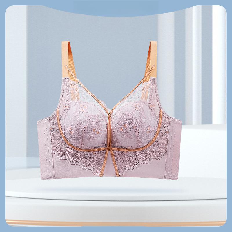 

Собирающий бюстгальтер для женщин против обвисания регулируемый аксессуар грудь сексуальный бюстгальтер 40/90B фиолетовый