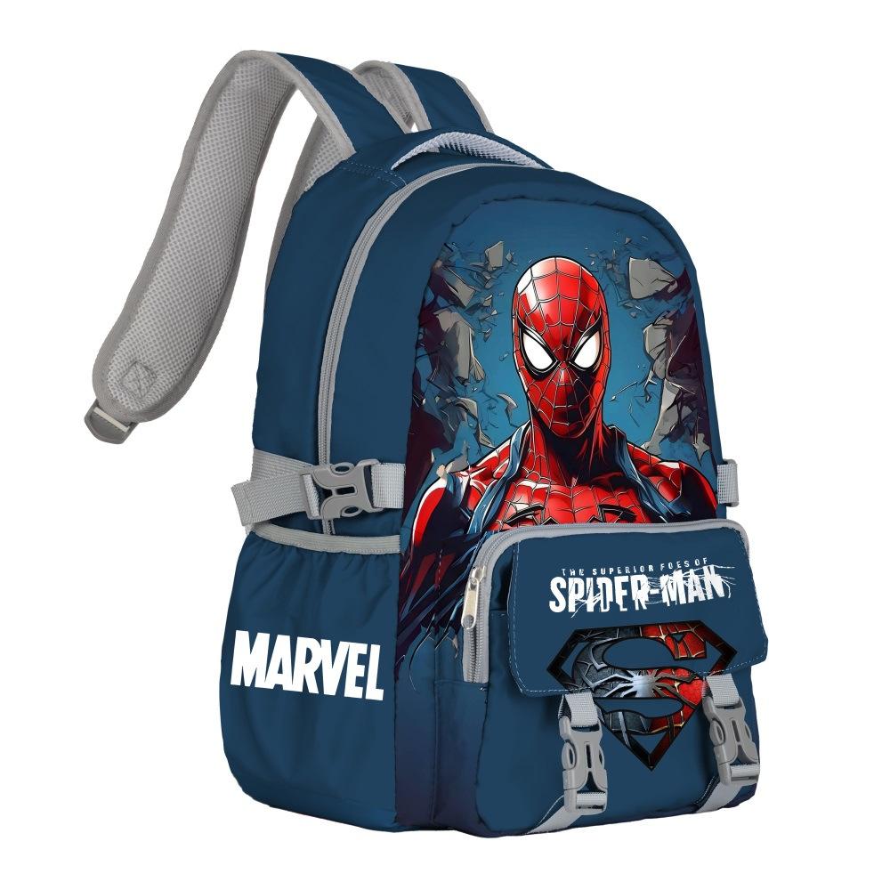 Fully Printed Marvel Schoolbag Student Backpack Large Capacity Breathable Back Protection Burden Reduction Computer Backpack