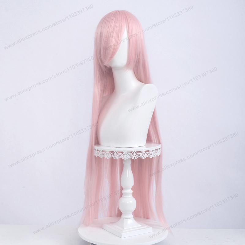 Anime 100Cm Long Staight Cosplay Synthetic Wig Black White Red Pink Brown Gold Blue Women Heat Resistant Hair High Quality Wigs