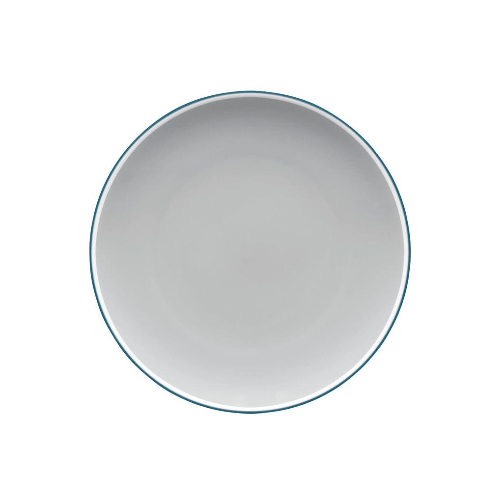 Noritake 19cm Color Trio Blue Plate, Microwave and Dishwasher Safe, Blue Fine Porcelain, G003/12211