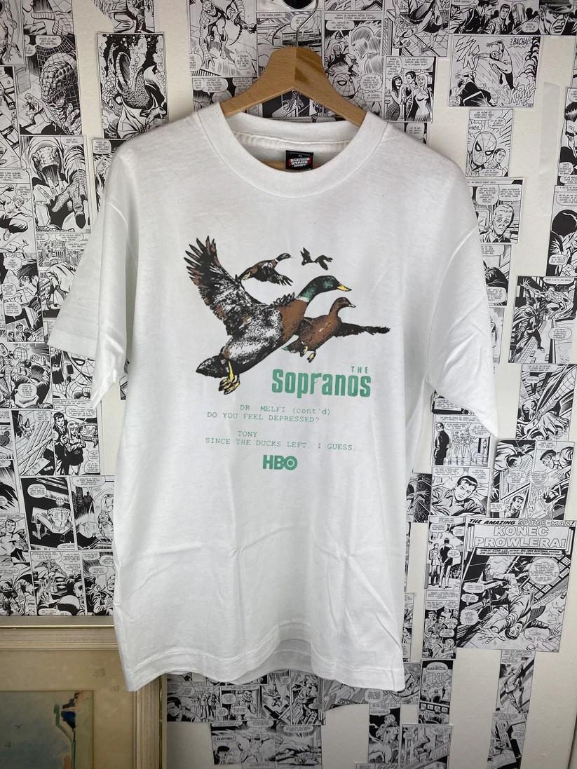 The Sopranos Ducks classic style unisex white t-shirt QT7872 L