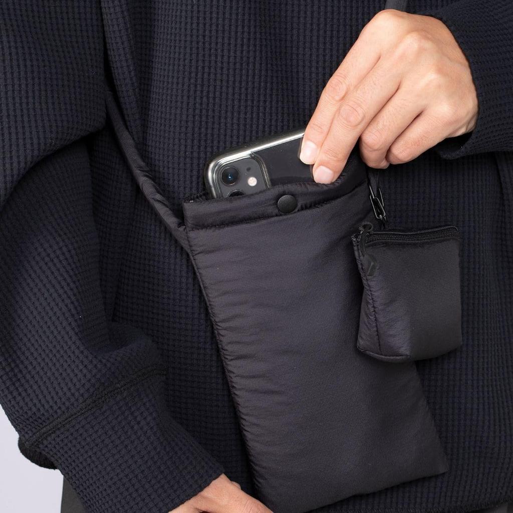 Togakure Marks Smartphone Shoulder Black Pouch,
