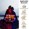 1pc FC Barcelona Soft Warm Throw Blanket Nap Blanket For Couch Sofa Office Bed Camping Travel,Comfortable