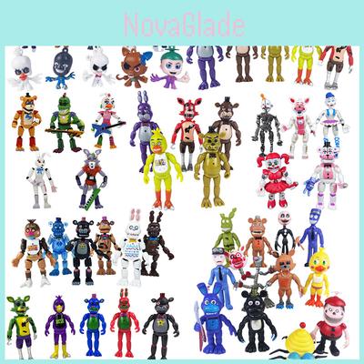 Ensemble de Figurines d'Action Five Nights At Freddy's Plastique de Haute Qualité Jouets Écologiques Pour Enfants