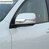 ABS Chrome Rearview Mirror Rubbing Strip Cover Kit Trim Accessories Exterior For Toyota Land Cruiser Prado FJ150 150 2010 -