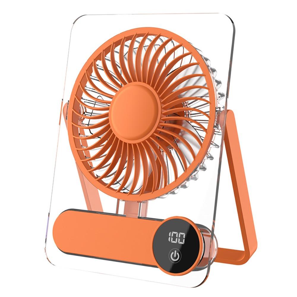 100 Levels Desk Fan Foldable Small Air Circulating Fan Mini Electric Fan for Outdoor Camping