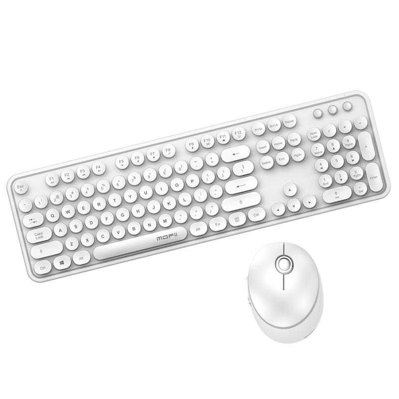 MOFII Motehand 2.4G Wireless Keyboard & Mouse Set - SWEET Colorful Lipstick Design