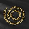 7/10/13mm Width Stainless Steel Special Link Chain Bracelet For Women Men Punk Gold Color Polished Charm Neckalce Trendy Jewelry