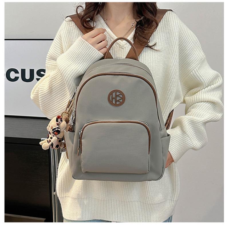 Simple backpack women's new casual women's backpack trendy fashion large capacity shoulder bag