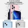 Luxury Liquid Silicone Solid Color Phone Case For iPhone 14 Pro Max 13 12 11 XS XR X Mini 7 8 Plus SE 6S Shockproof Soft Cover