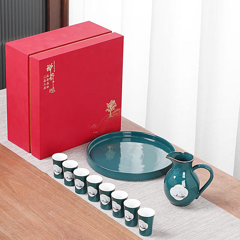 

Cha Xun Chinese Ceramic Baijiu Wine Set