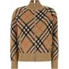Gekarierte Strickjacke mit Reißverschluss 80949751