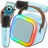 Karaoke Set 2 Microphones + Wireless Bluetooth Speaker Super Sound