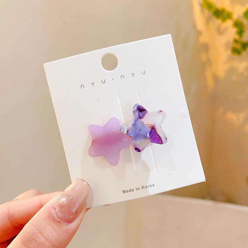 Pink Dopamine Hair Clip: Y2K Seamless Round Hairpin - Cute Small Side Clip for Women’s Bangs