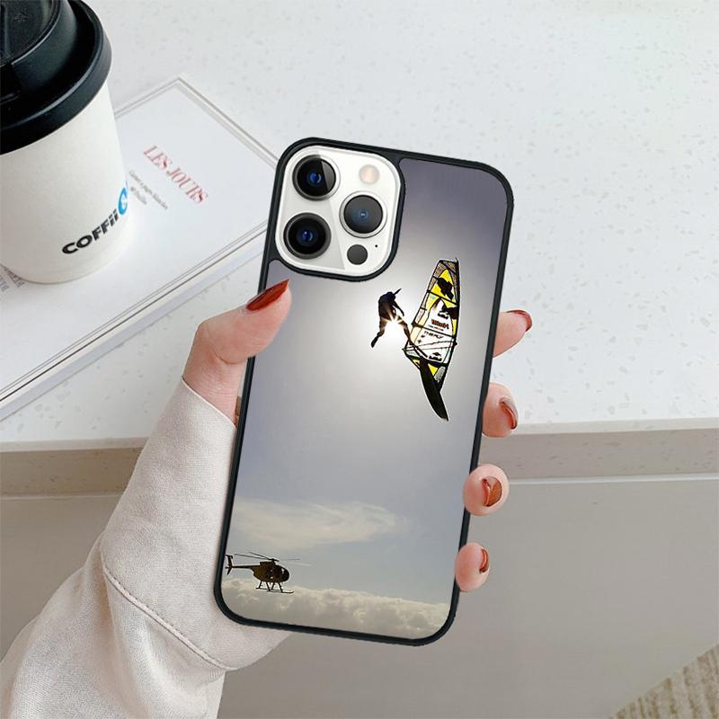 Extreme Sports Windsurf Sailing Phone Case For iPhone 17 Air 16 Pro Max 15 14 Plus 12 13 Shell Cover Coque