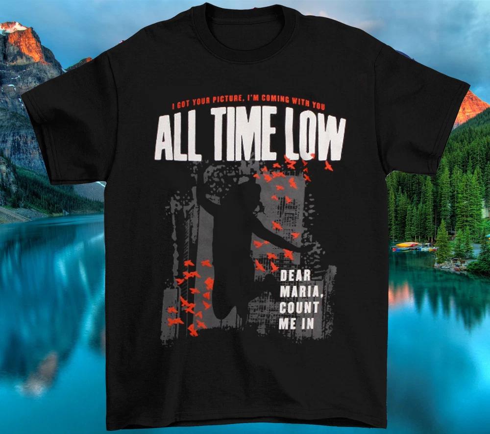 All Time Low Dear Maria T Shirt s-4xl Black Men UR72 L