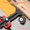 Thin Crack Table Saw Jig Guide 3 Pulleys Limiters for 3/8x3/4in U Slot 1/4x3/8in T Slot