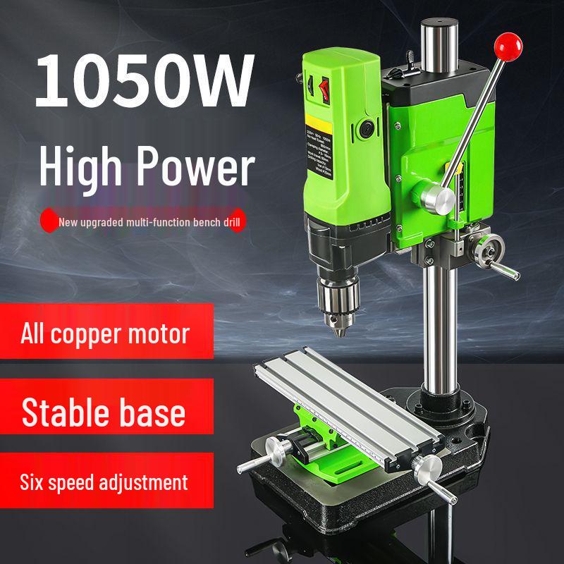 High-Precision Mini Drill Press 220V: Industrial Grade Electric Bench Drill for Multifunctional Household Use