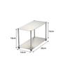 Desktop Storage Rack Stainless Steel Desk Hutch Simple for Bathroom Counter