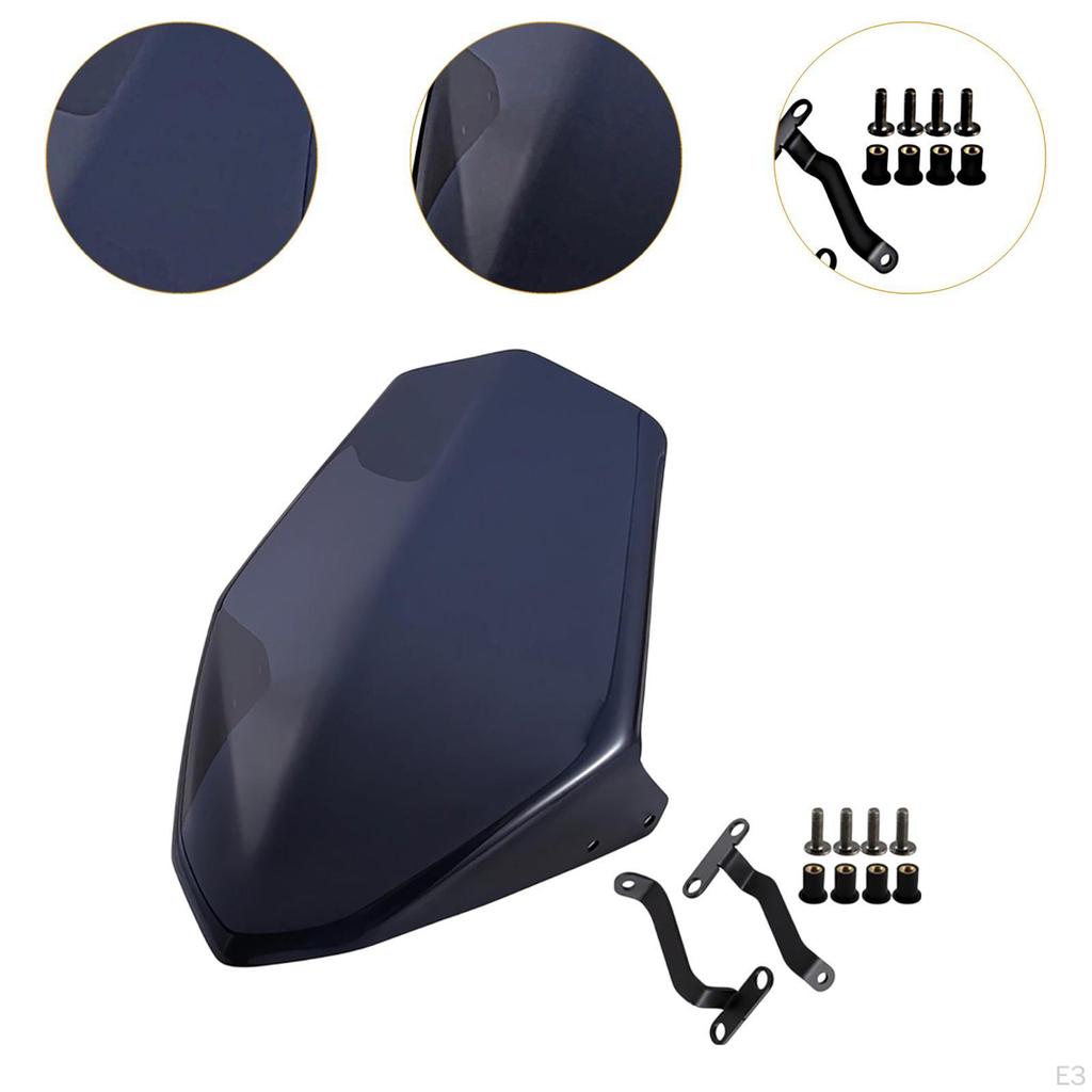 Motorcycle Windscreen Front Windshield High Reliability Sturdy Accessories Motorbike Wind Deflector