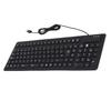 Keyboard 108 Key Spanish USB Wired Portable Foldable Quiet Waterproof Dustproof Silicone Keyboard