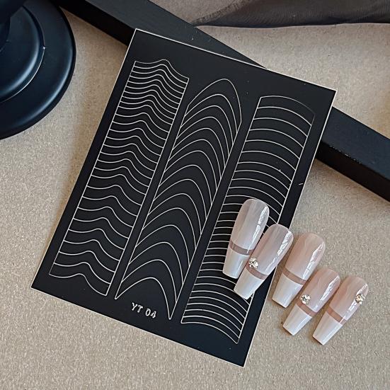 3/6/7/8/9/10 Sheets Nail Art Sticker Self-adhesive Halloween Christmas Butterfly Love Heart Women Fake Nail Decoration Decal