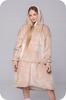 Blanket Sweatshirt Oversize Warm Thick Blanket Sweatshirt 2in1 Beige Fur [Kb-J6]