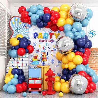 Happy Birthday Balloon Set Circus Themed Birthday Party Venue Arrangement