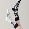 Casual Crew Socks Funny Novelties Ankle Socks Cotton Boot Socks Middle Tube Socks Dress Socks for Women and Girls Gifts
