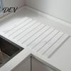 Fast Drying Kitchen Accessories Diatomaceous Dish Mat, Collapsible Absorbent Drain Pad, Countertop Pad Heat Resistant Multipurpose for Practical Gift