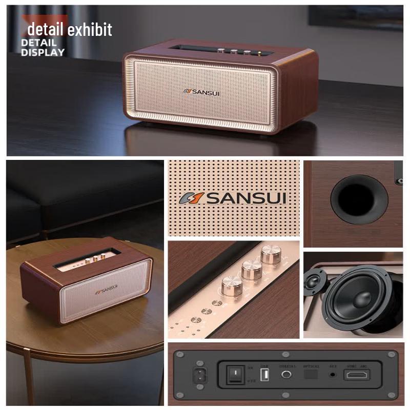 SANSUI A5 HIFI Desktop Bluetooth Speaker with Dolby Atmos (CN version)