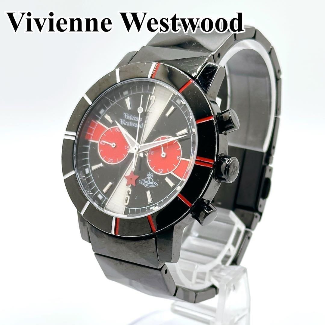 Used [Rare] vivienne watch VW-2352 chronograph working item