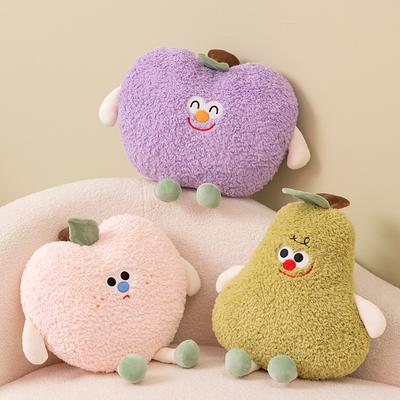 Süßes Pfirsichkissen Mangostanfrucht-Plüschtierpuppen Neues Produkt Birnenfruchtgemüsekissen Mädchentagsgeschenkpuppe